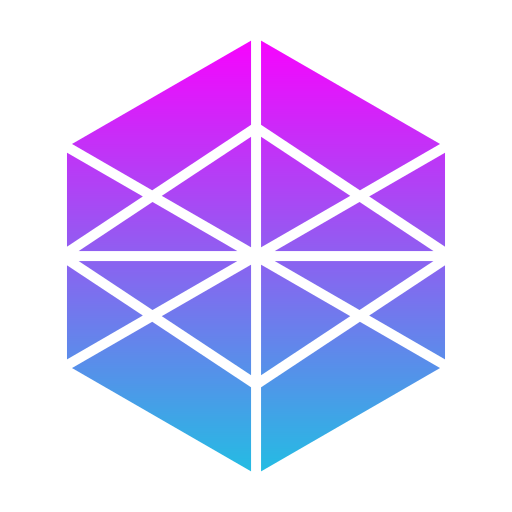 Geometrical Generic gradient fill icon