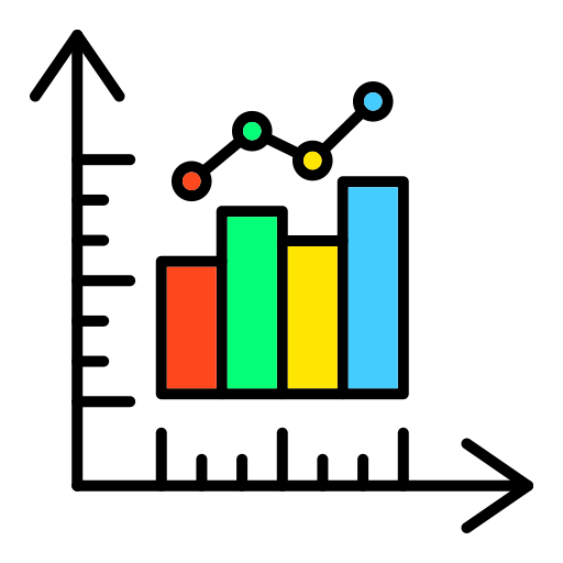 barra gráfica Generic color lineal-color icono