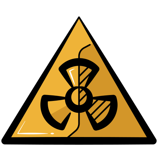 radioaktywny Generic color lineal-color ikona