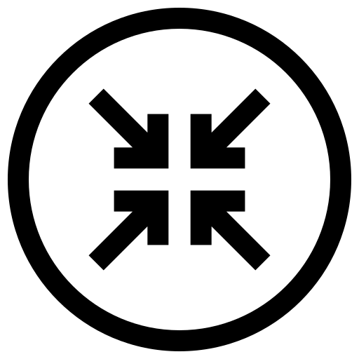 schrumpfen Generic black outline icon