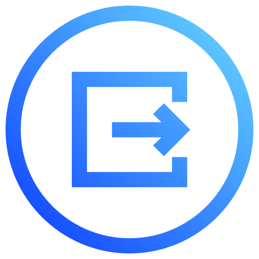 exportar Generic gradient outline icono