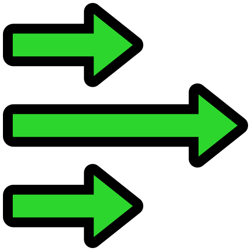 flecha correcta Generic color lineal-color icono