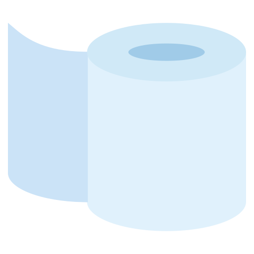 Tissue roll Generic color fill icon