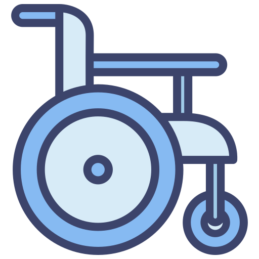 wheel chair Generic color lineal-color icon