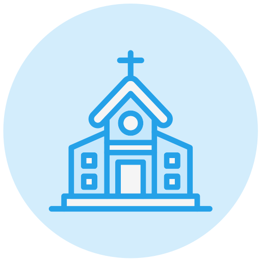 kerk Generic color lineal-color icoon