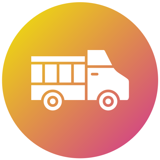 pick-up vrachtwagen Generic gradient fill icoon