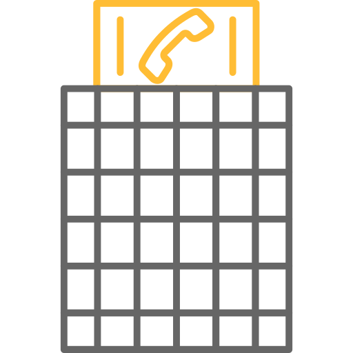 Телефонная будка Generic color outline иконка
