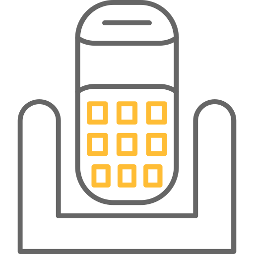 Cordless Phone Generic color outline icon