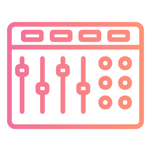 mikser Generic gradient outline ikona