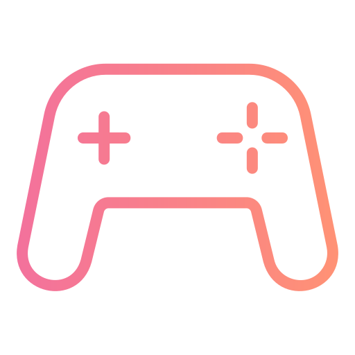 Game Generic gradient outline icon