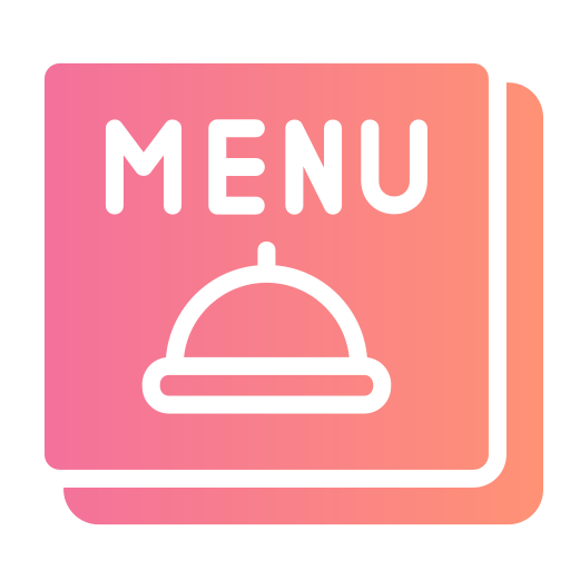 menu Generic gradient fill icoon