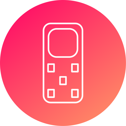 Old phone Generic gradient fill icon