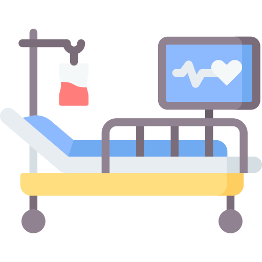 Hospital bed Special Flat icon