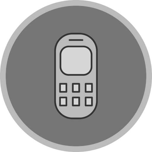 Old phone Generic color lineal-color icon