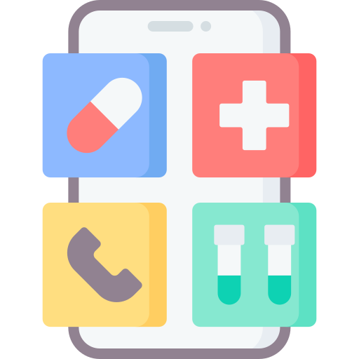 medizinische app Special Flat icon