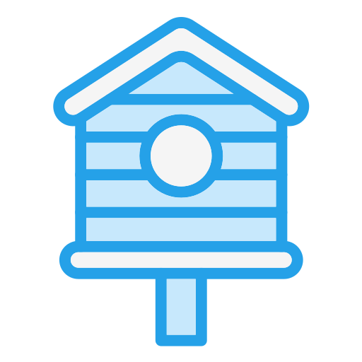 Bird house Generic color lineal-color icon