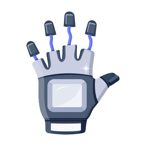 kabelgebundene handschuhe Generic color fill icon