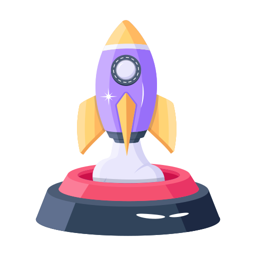 Rocket Launch Generic color fill icon