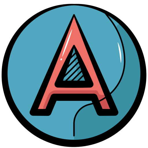 Letter A Generic color lineal-color icon