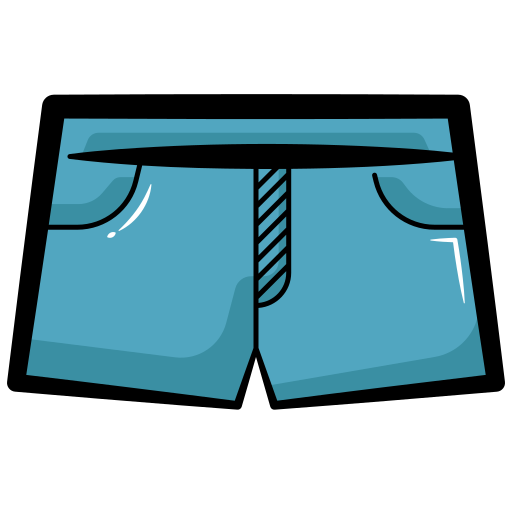 pantalones cortos Generic color lineal-color icono