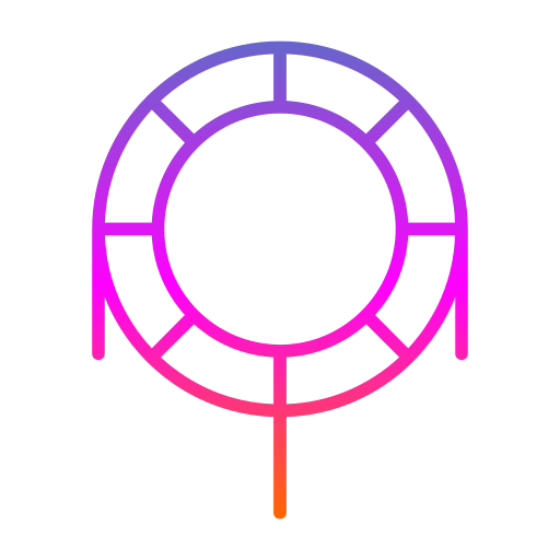 trampolino Generic gradient outline icona