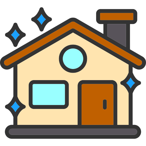 깨끗한 집 Generic color lineal-color icon