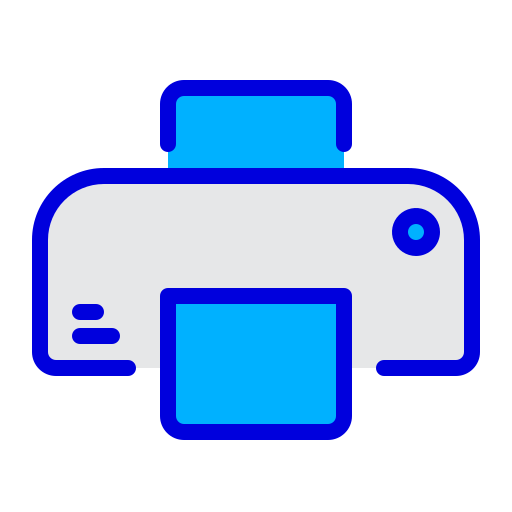 Print Generic color lineal-color icon