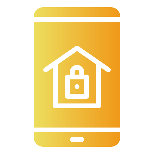 seguridad de casa Generic gradient fill icono