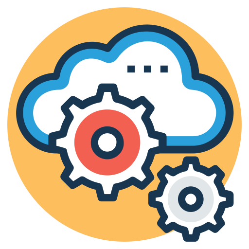 Cloud Settings Generic color lineal-color icon