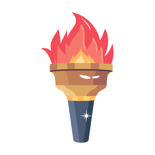 lámpara de fuego Generic color fill icono
