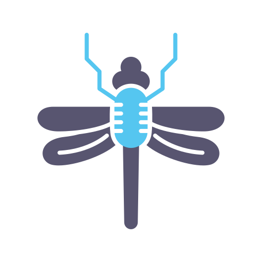 Dragon fly Generic color fill icon