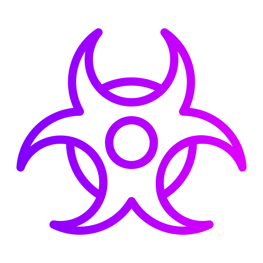 biohazard-zeichen Generic gradient outline icon