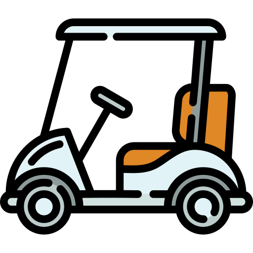 wózek golfowy Generic color lineal-color ikona