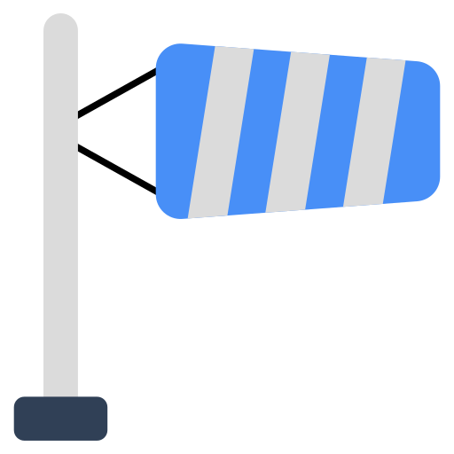 wiatrówka Generic color fill ikona