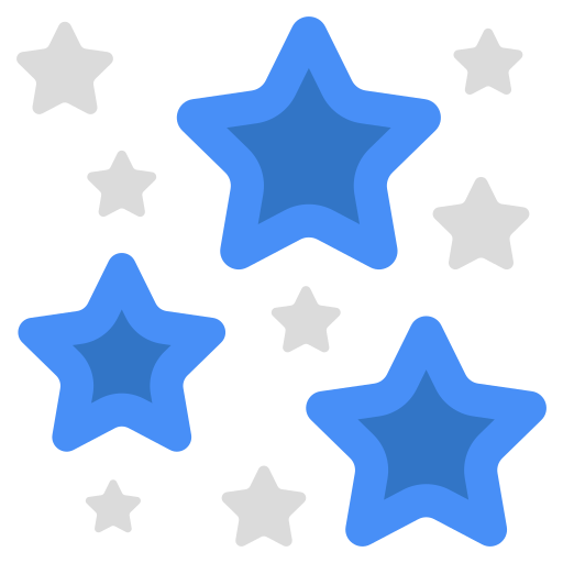 Stars Generic color fill icon