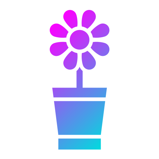 식물 냄비 Generic gradient fill icon