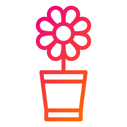Plant Pot Generic gradient outline icon