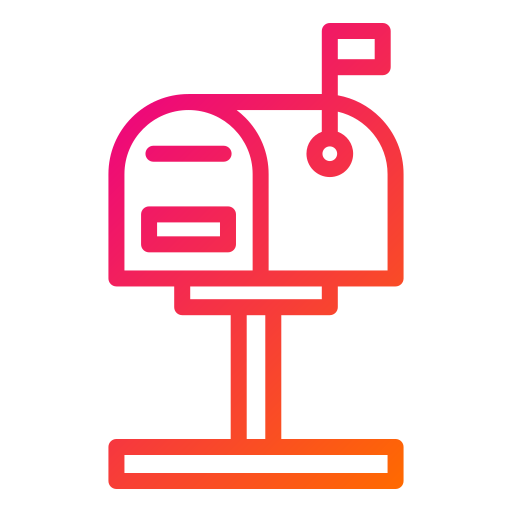 Letterbox Generic gradient outline icon