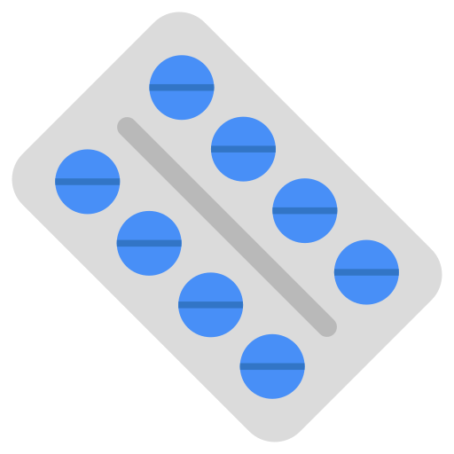 tabletki Generic color fill ikona