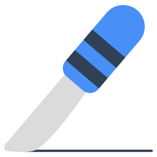 Surgical knife Generic color fill icon