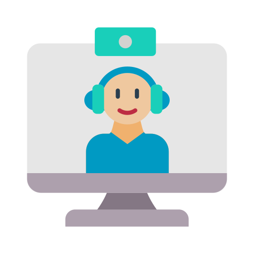 Videocall Generic color fill icon