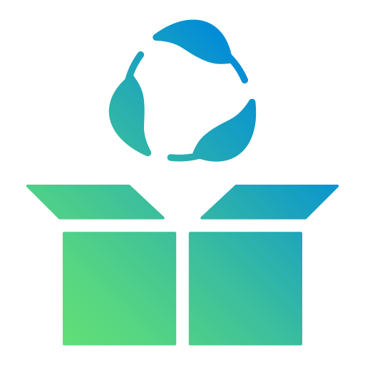 eco packaging Generic gradient fill icon