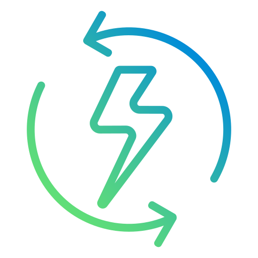 sustainable energy Generic gradient outline icon