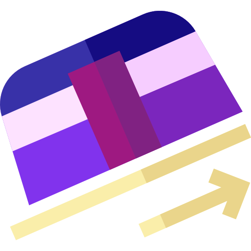 강삭 철도 Basic Straight Flat icon