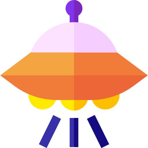 ufo Basic Straight Flat icoon
