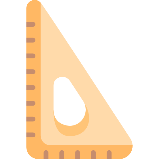 삼각형 Kawaii Flat icon