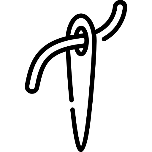 바늘 Kawaii Lineal icon