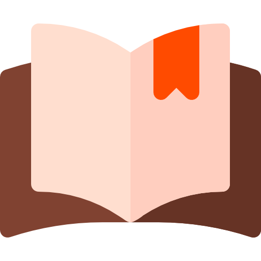 libro abierto Basic Rounded Flat icono