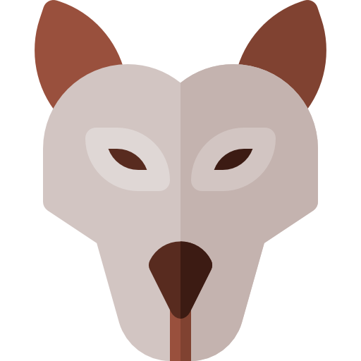 Wolf Basic Rounded Flat icon