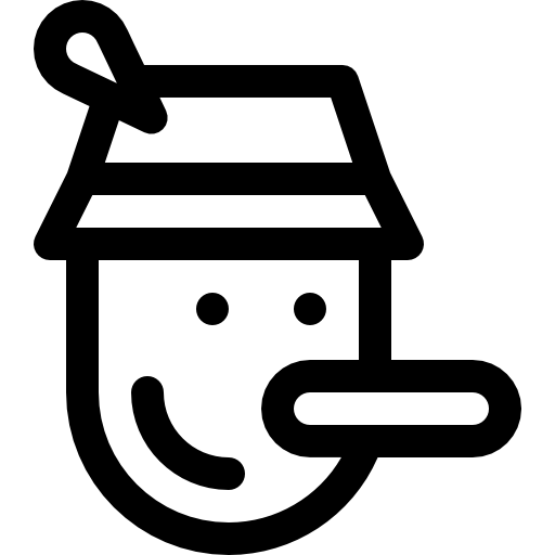 pinokio Basic Rounded Lineal ikona